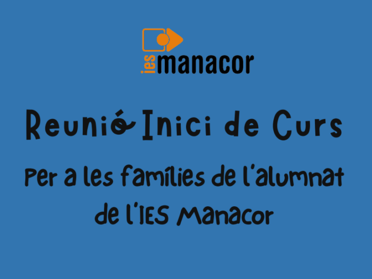 Reunió famílies inici de curs