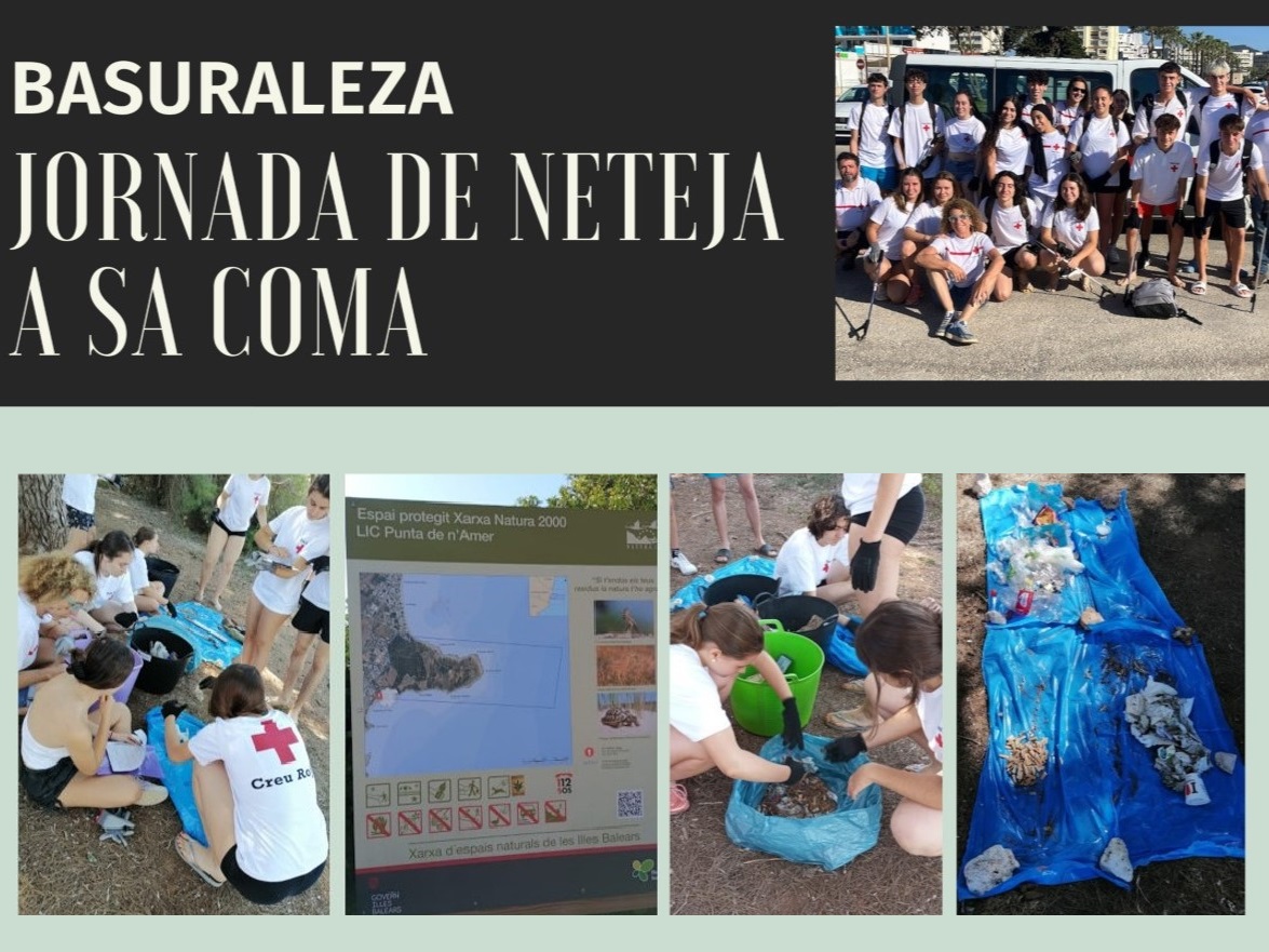 Jornada de neteja a Sa Coma