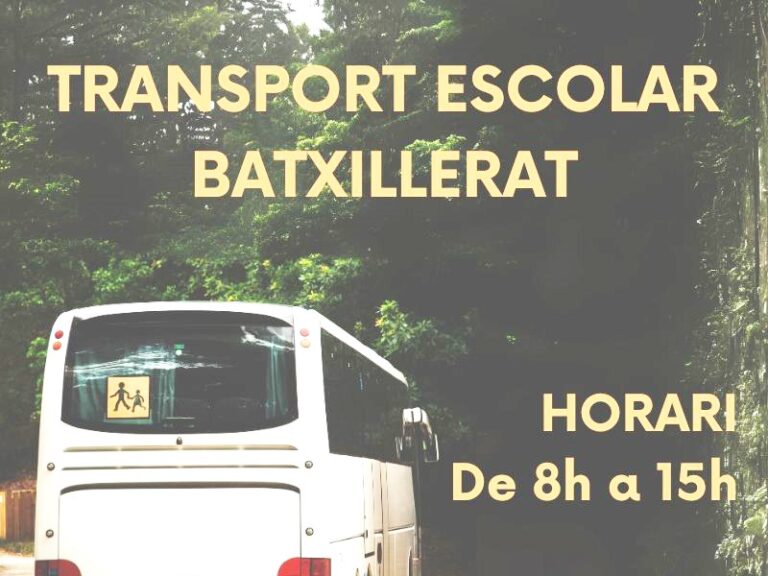 Rutes Transport Batxillerat