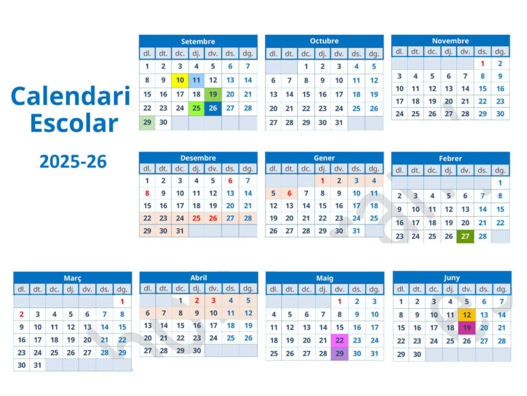 Calendari 2025-26