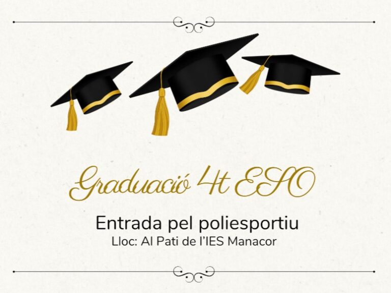 Graduació 4t ESO