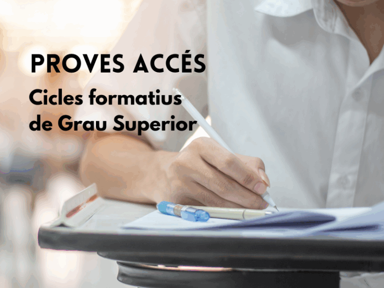 Proves accés grau superior